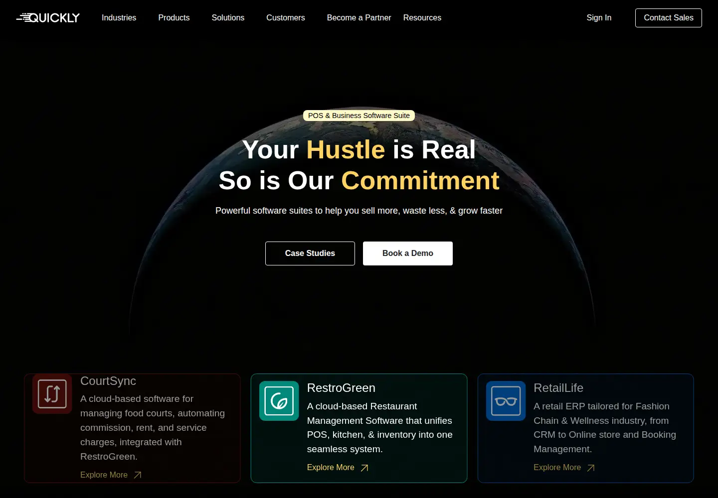 Captured homepage of quicklyservices.com in the current scan