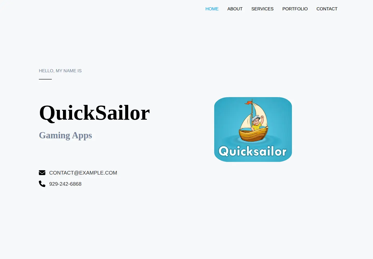 Screenshot of quicksailor.com