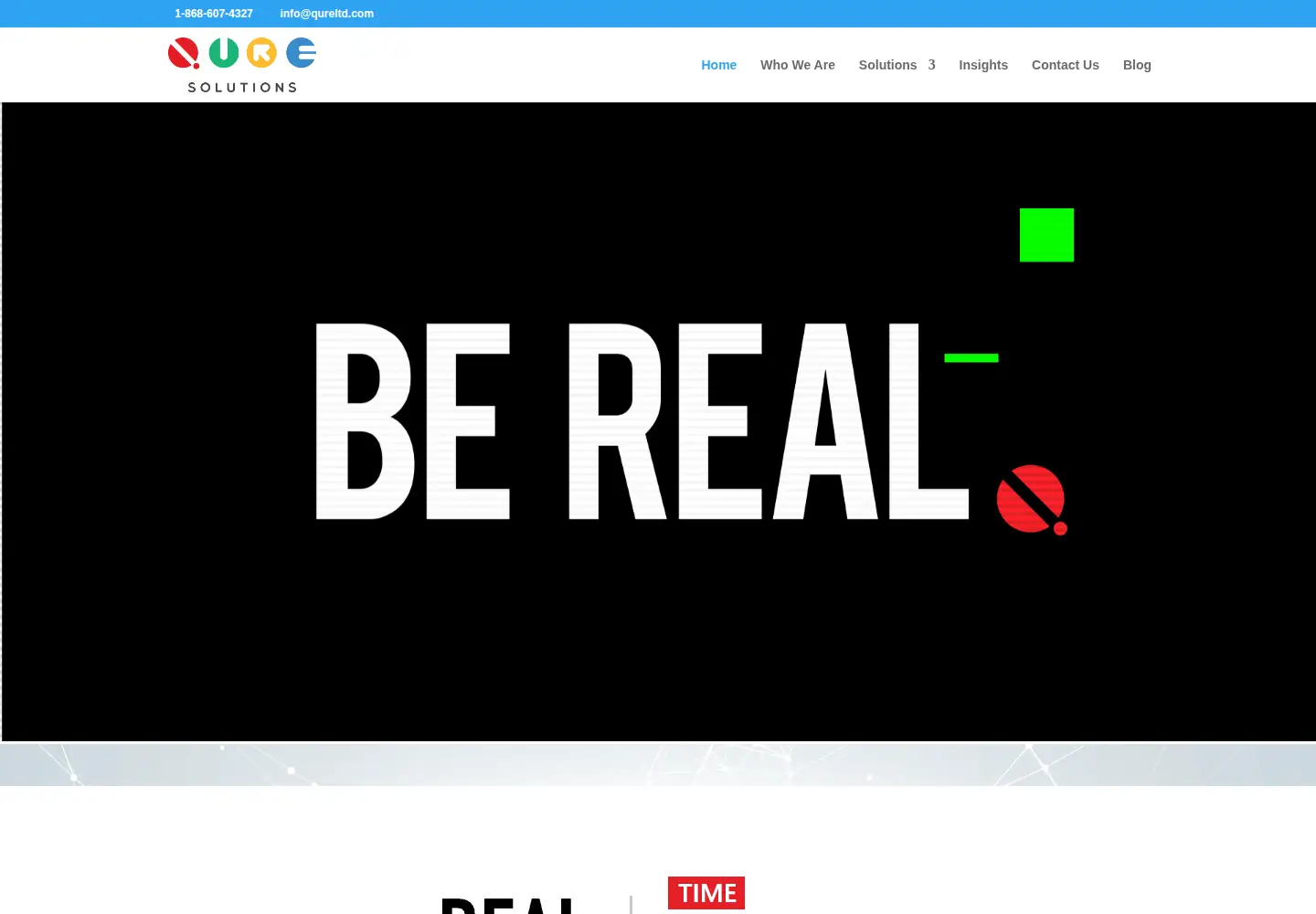 Screenshot of qureltd.com