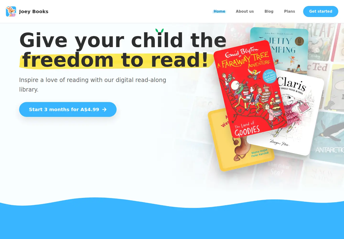 Screenshot of readwithjoey.com