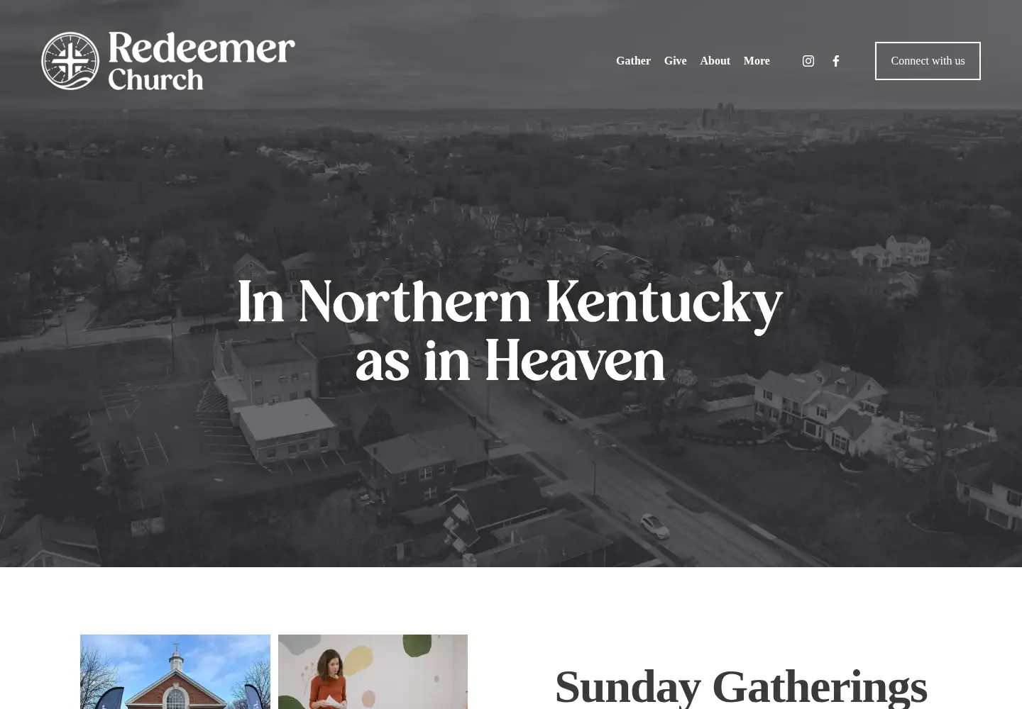 Screenshot of redeemerky.com