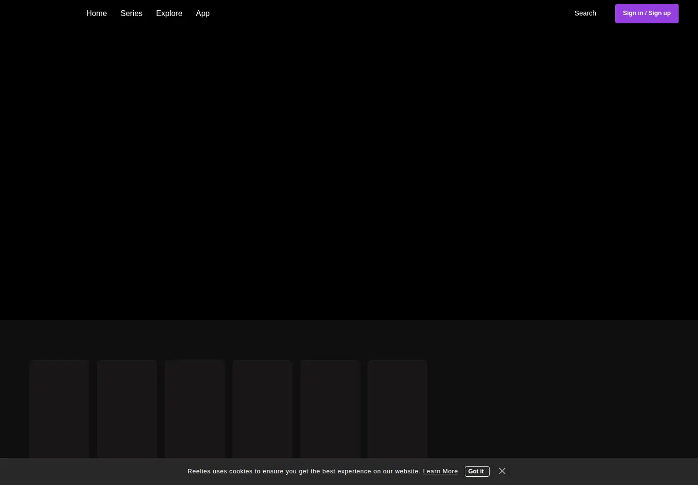 Screenshot of reeliesdrama.com