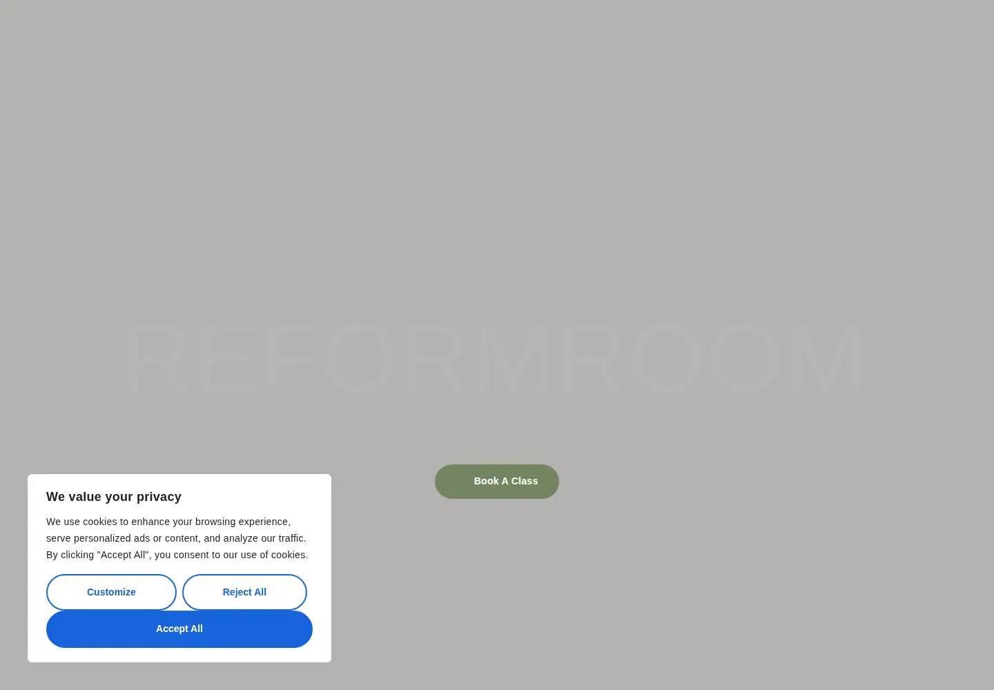 Screenshot of reformroomlagree.com