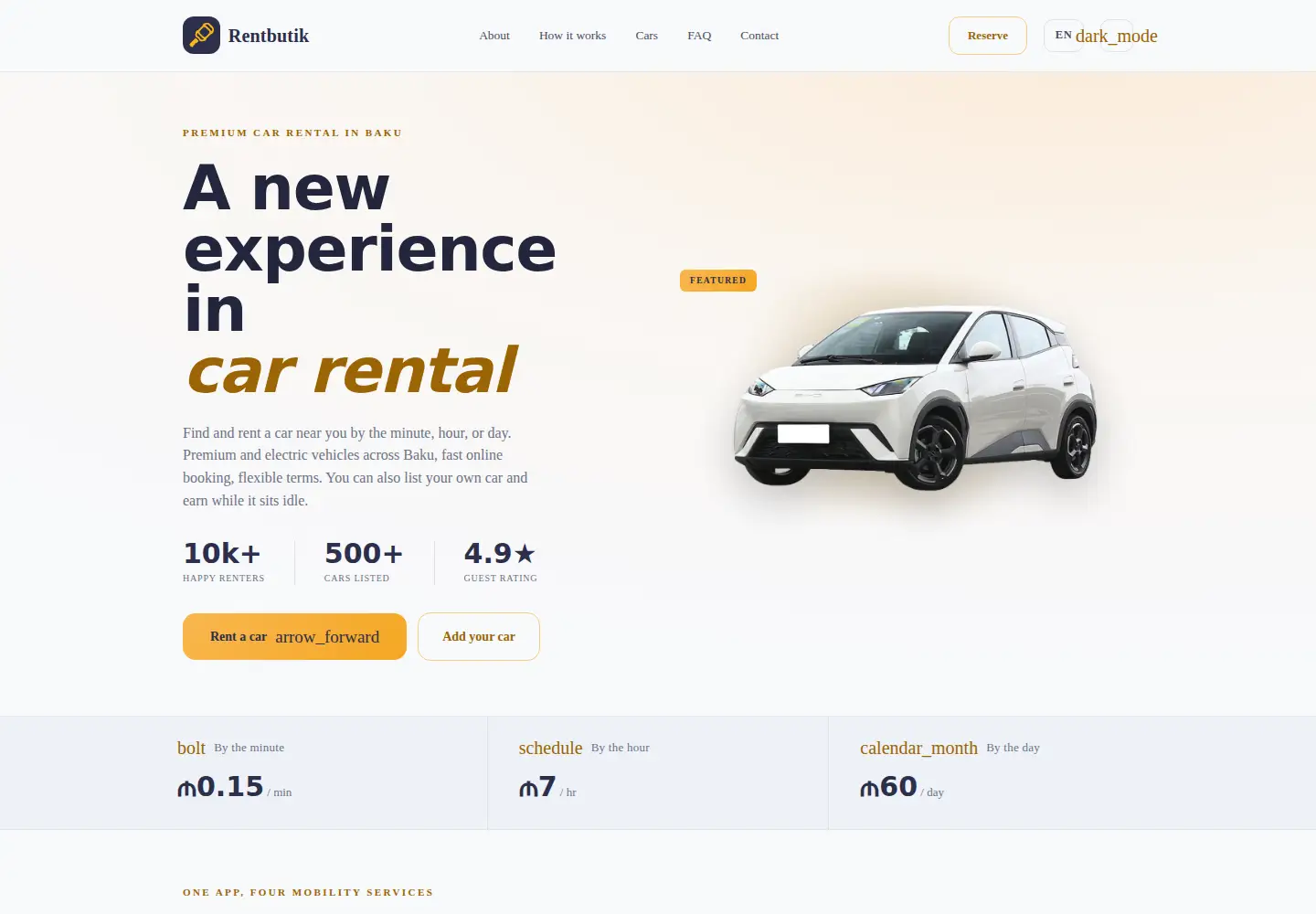 Screenshot of rentbutik.com