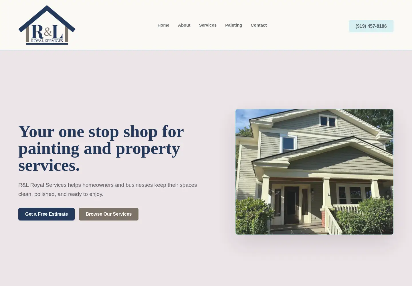 Screenshot of rlroyalservices.com