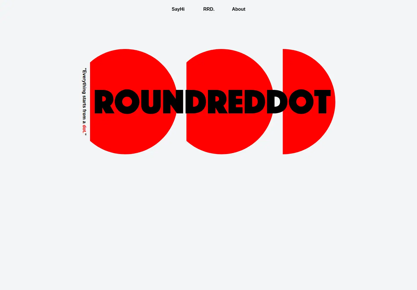 Screenshot of roundreddot.com