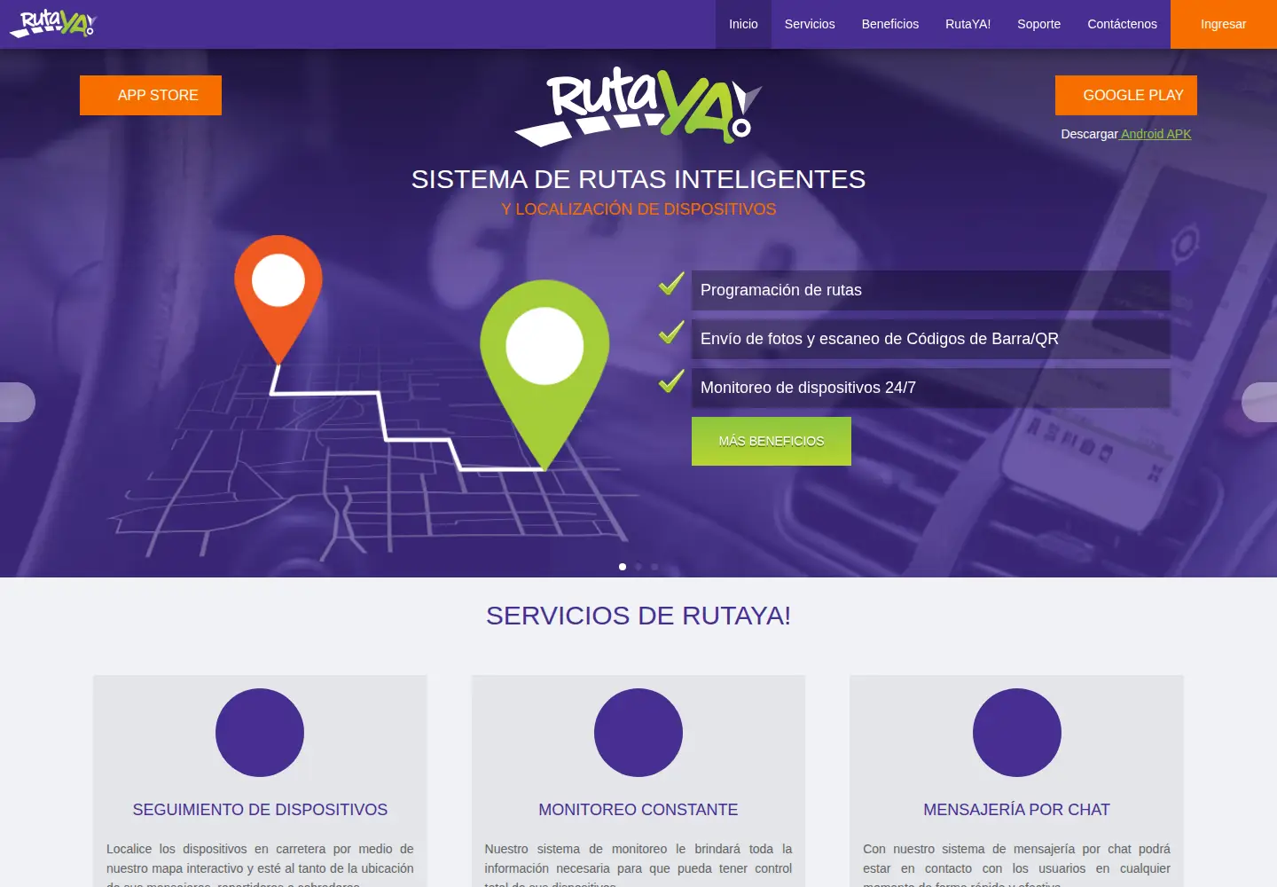 Screenshot of rutaya.com