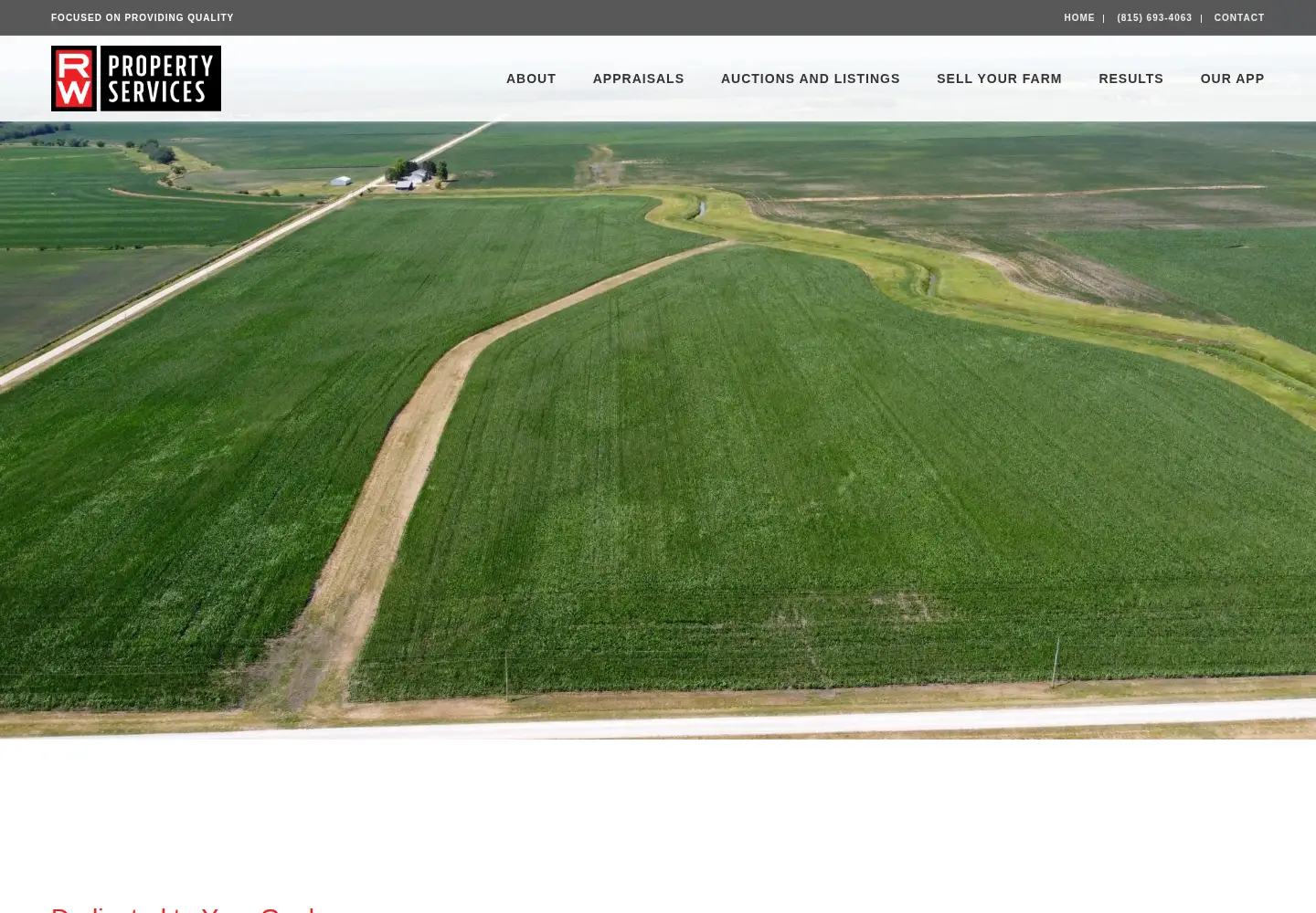 Screenshot of rwpropertyservice.com