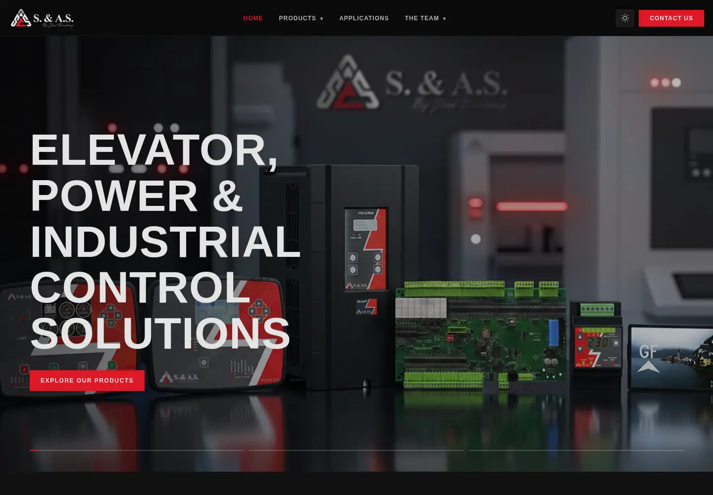 Captured homepage of sascontrollers.com in the current scan
