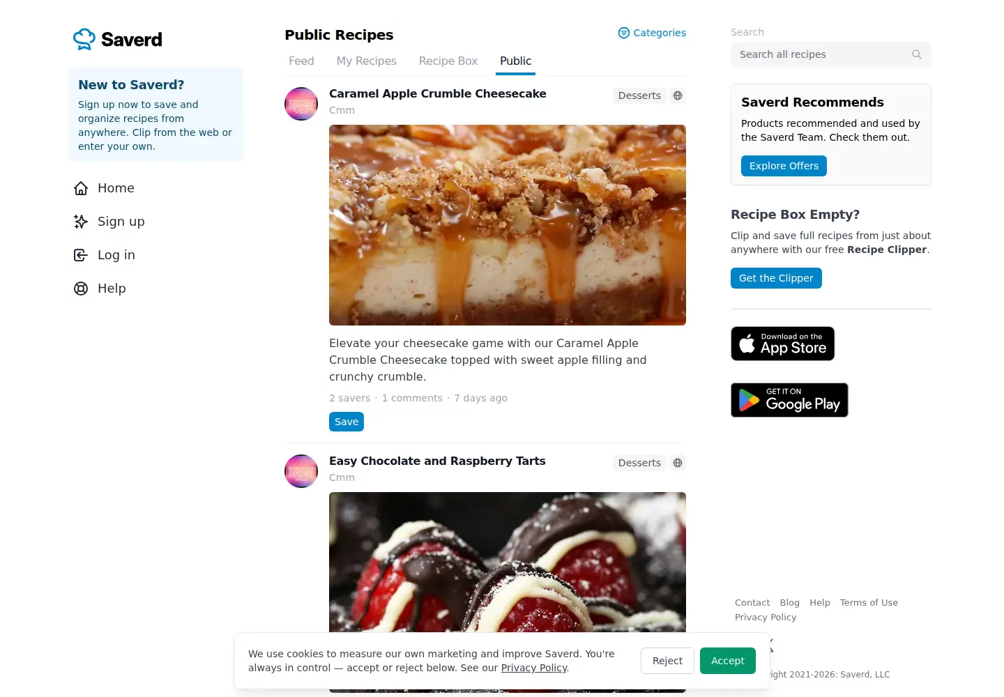 Screenshot of saverd.com
