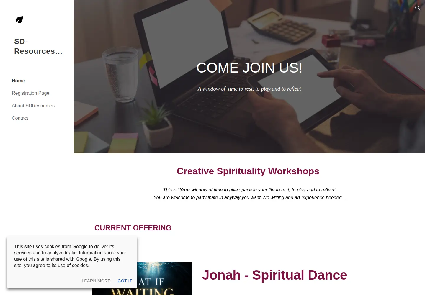 Screenshot of sd-resources.com