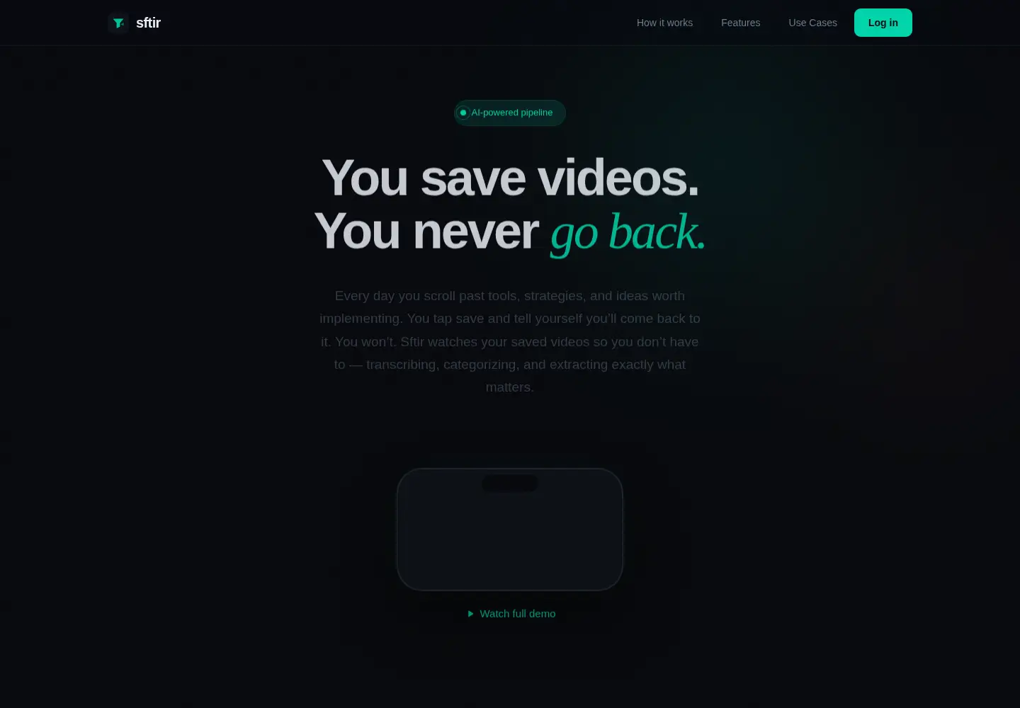 Screenshot of sftir.com