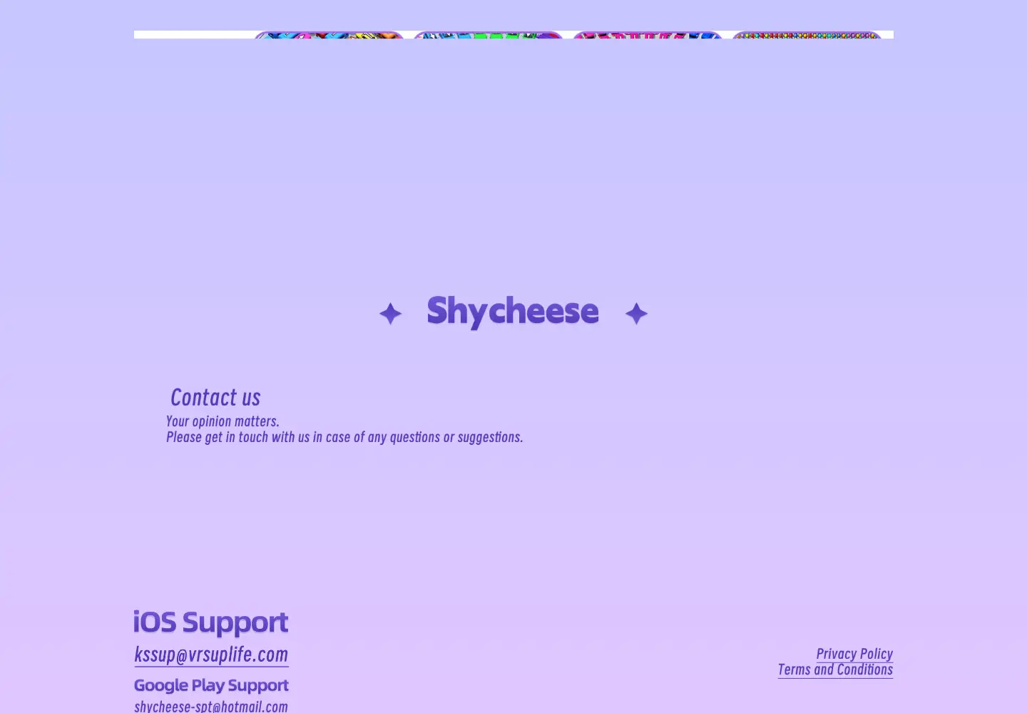 Captured homepage of shycheese.com in the current scan
