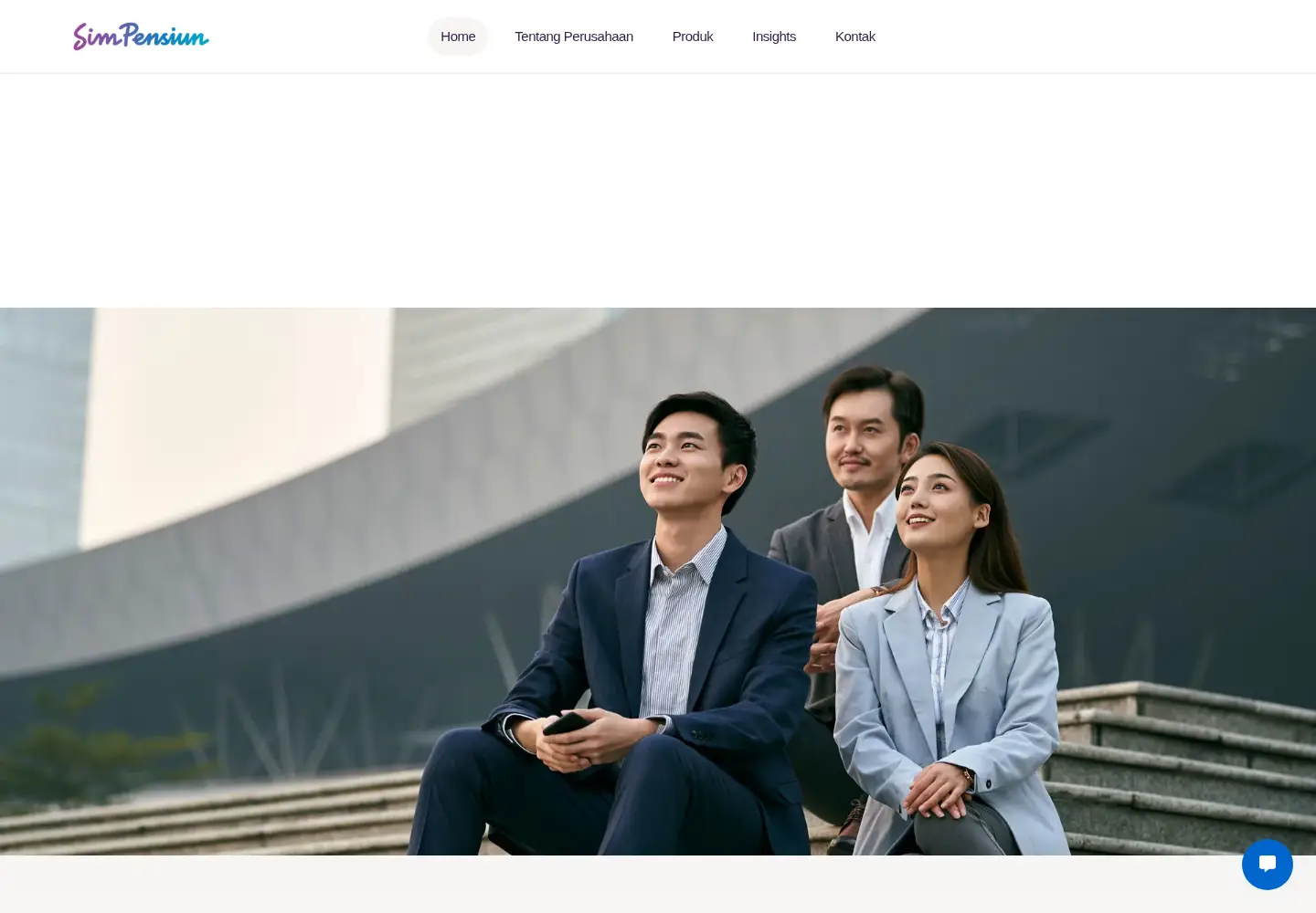 Captured homepage of simpensiun.com in the current scan