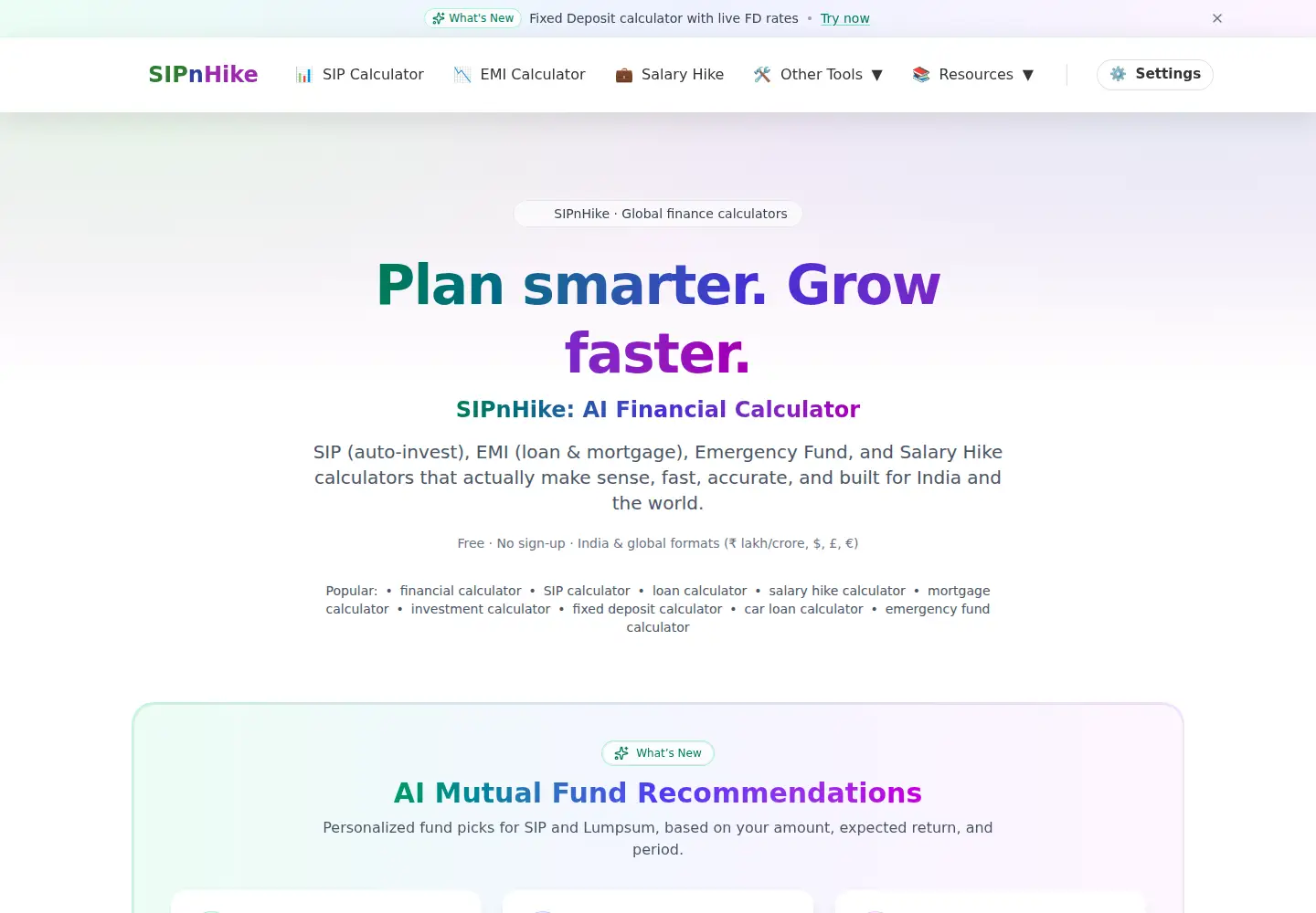 Screenshot of sipnhike.com