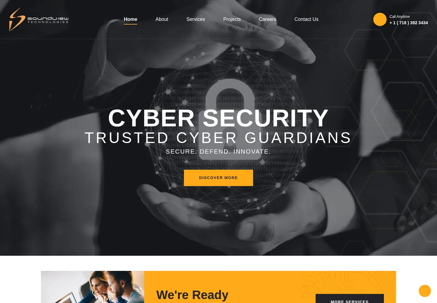 Screenshot of soundviewtech.com