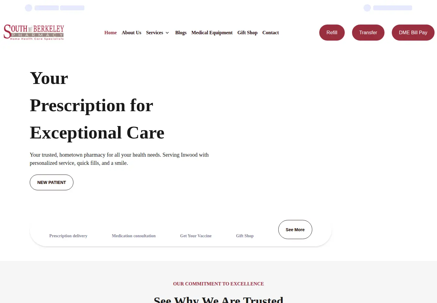 Screenshot of southberkeleypharmacy.com