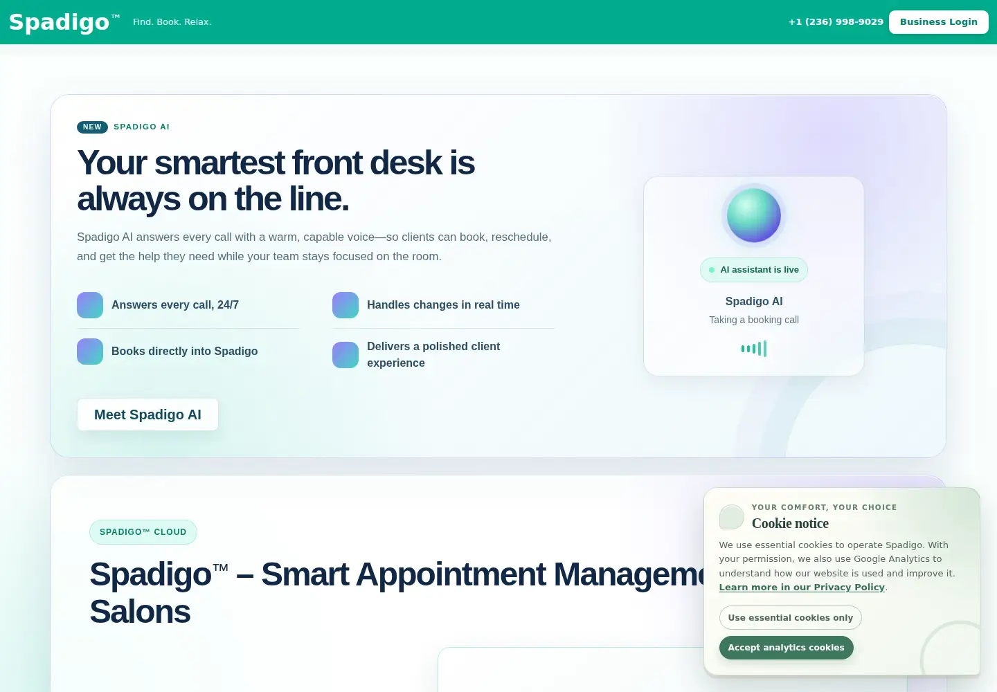 Screenshot of spadigo.com