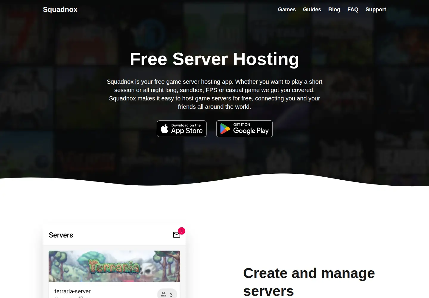 Screenshot of squadnox.com