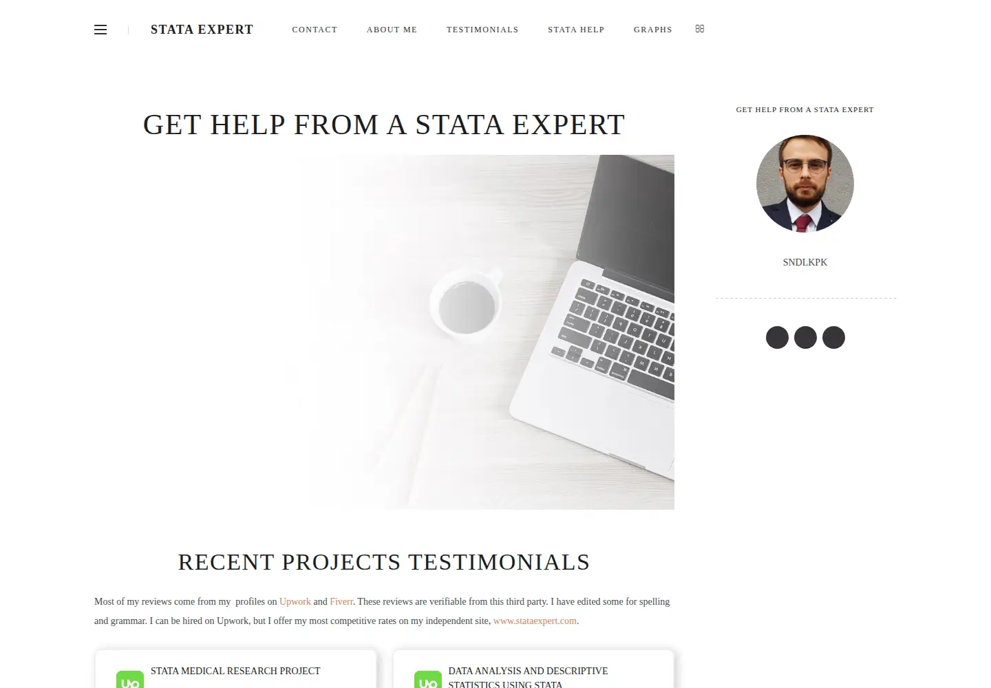 Screenshot of stataexpert.com