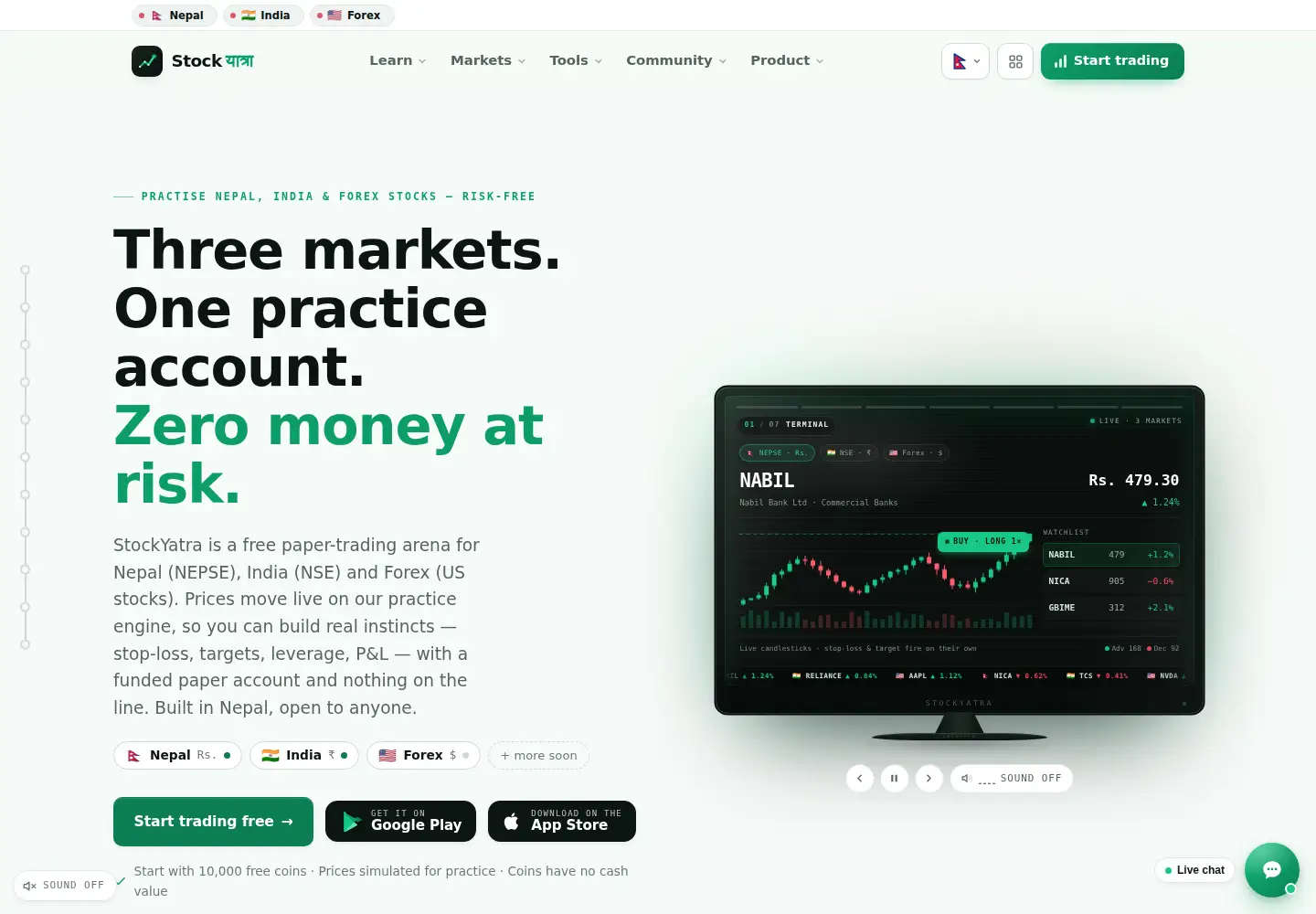Screenshot of stockyatra.com