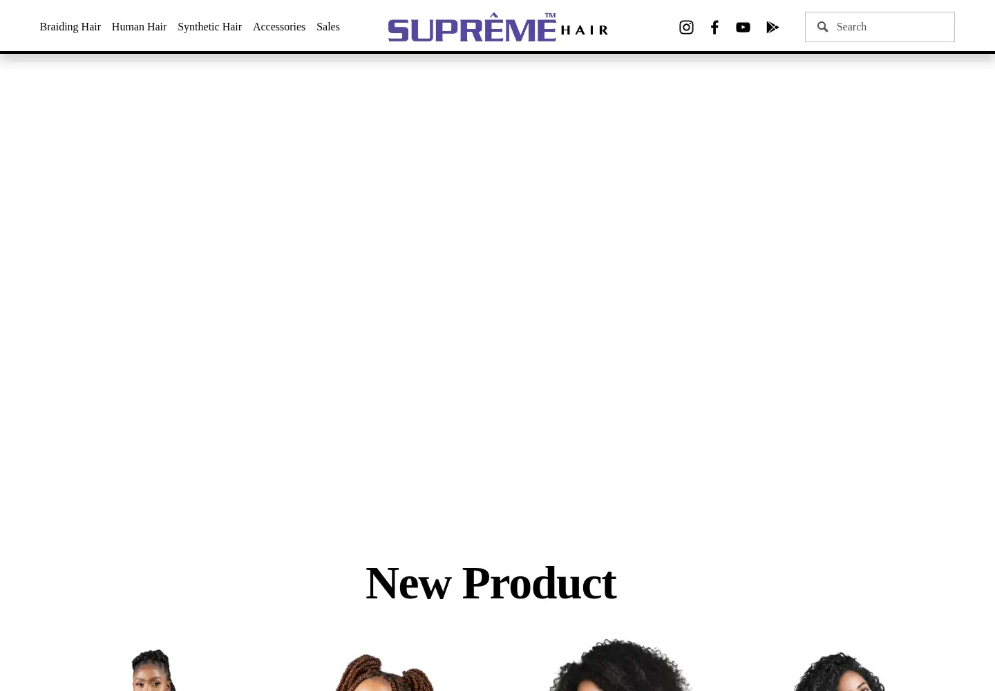 Screenshot of supremehairus.com