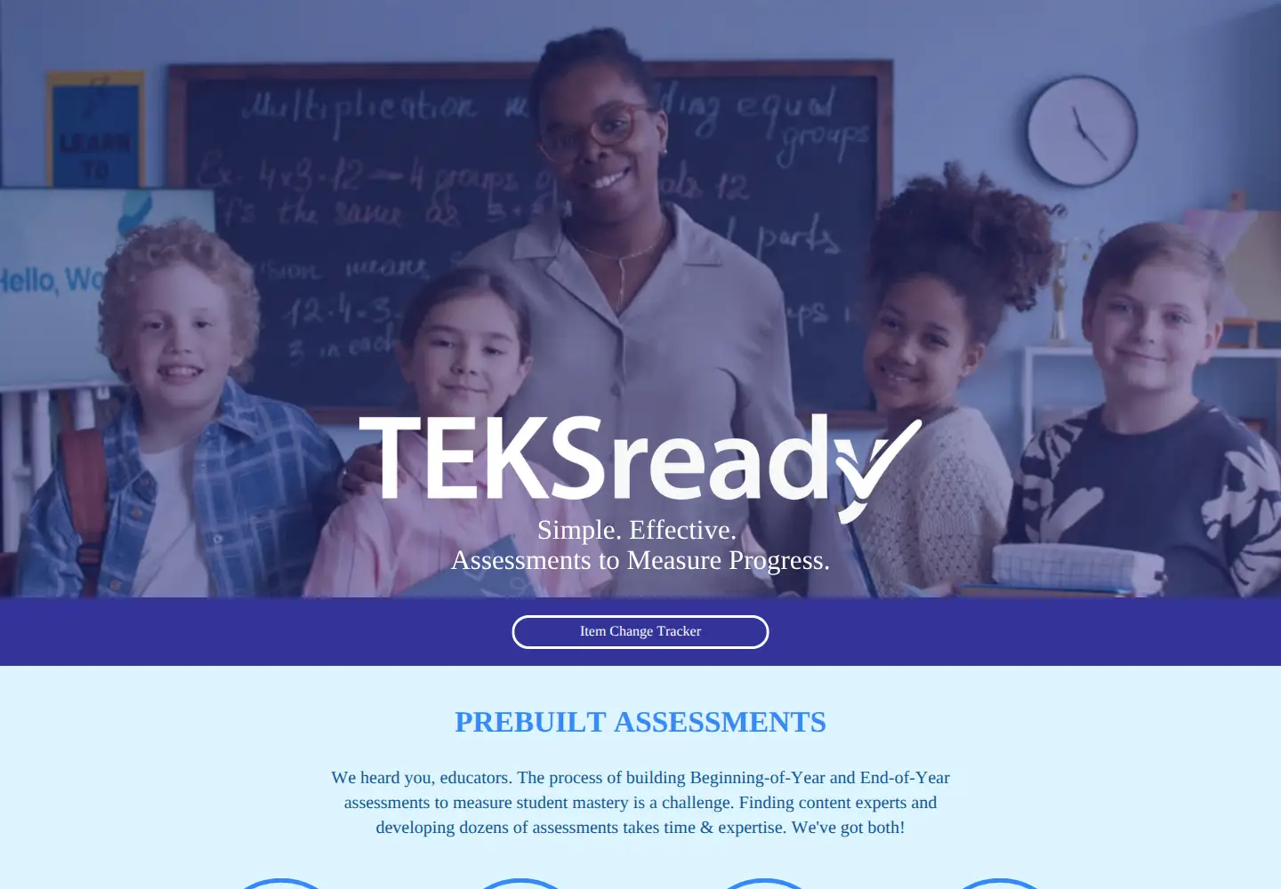 Screenshot of teksready.com