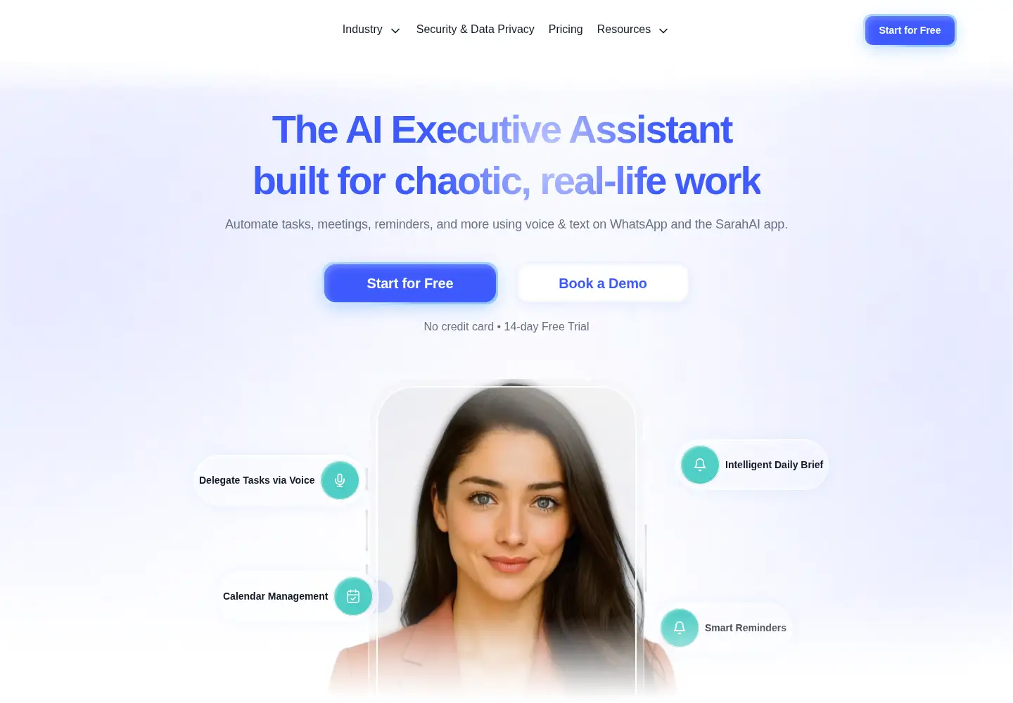 Captured homepage of thesarahai.com in the current scan
