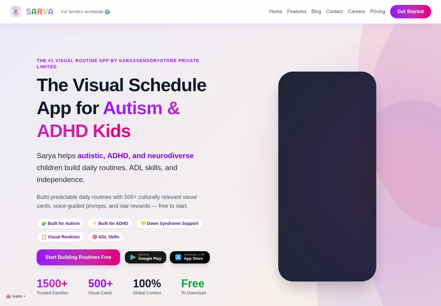 Screenshot of thesarya.com