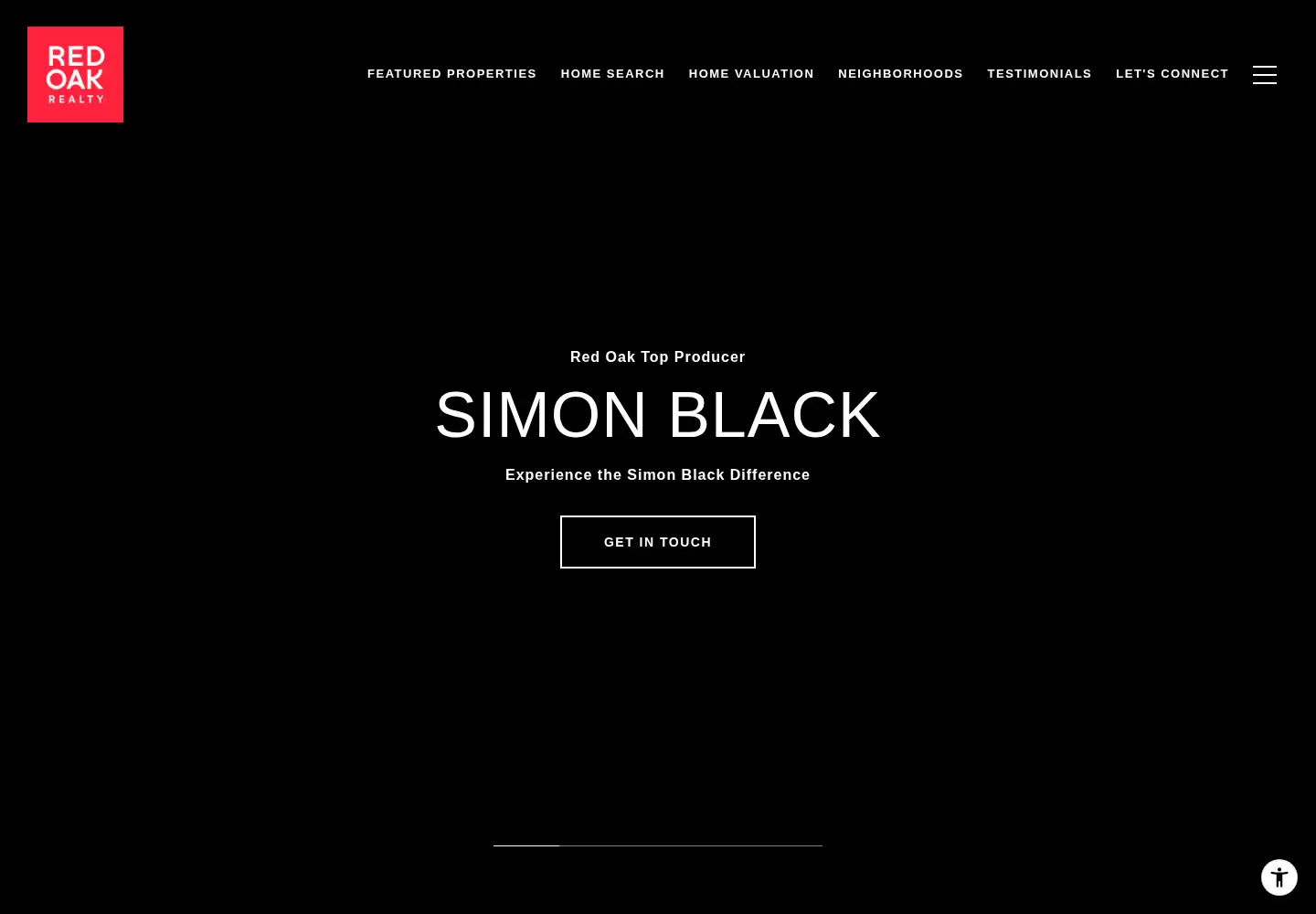 Screenshot of thesimonblackdifference.com