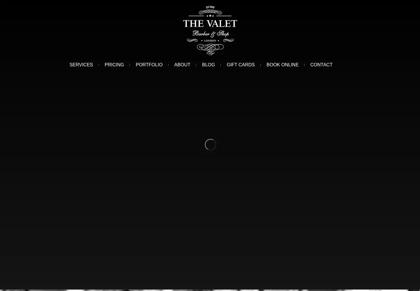 Screenshot of thevaletlondon.com
