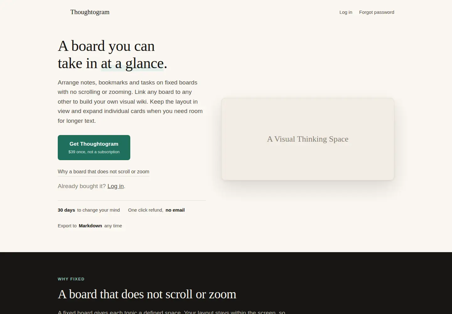 Screenshot of thoughtogram.com