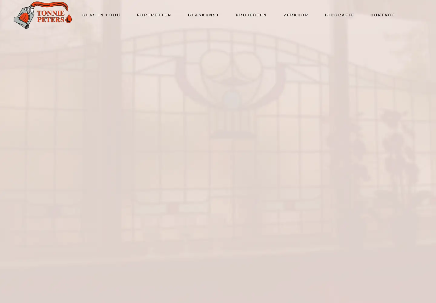 Screenshot of tonniepeters.com