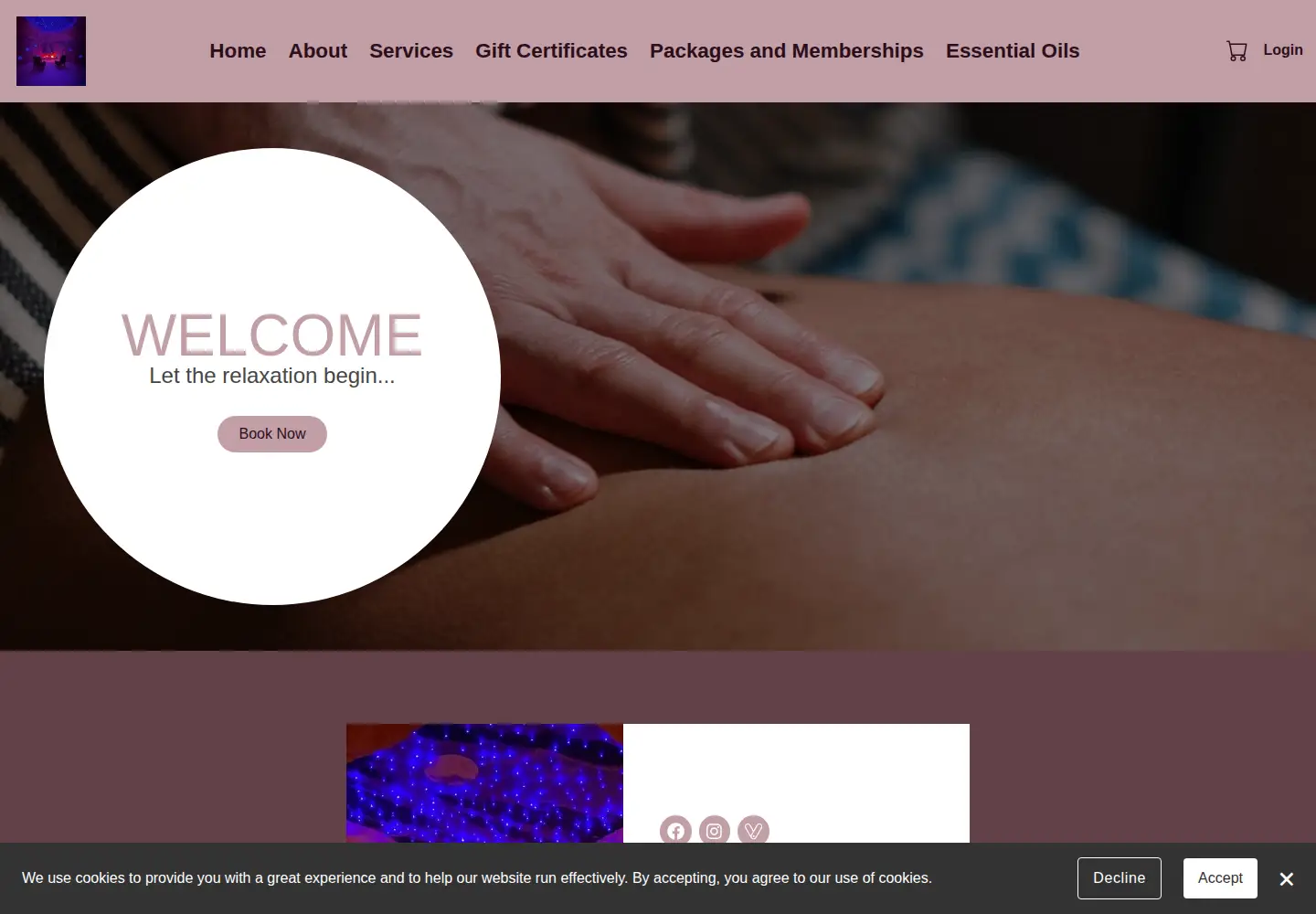 Screenshot of touchofgracewv.com