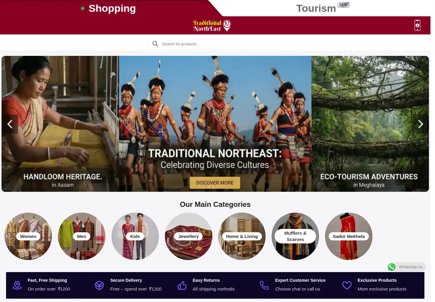 Captured homepage of traditionalnortheast.com in the current scan