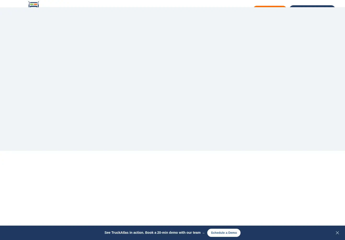 Screenshot of truckatlas.com