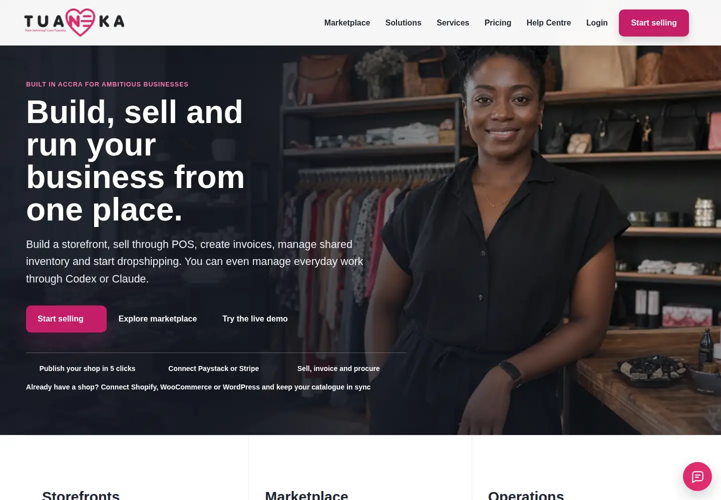 Captured homepage of tuaneka.com in the current scan