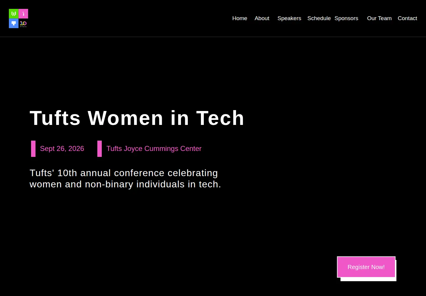 Screenshot of tuftswit.com