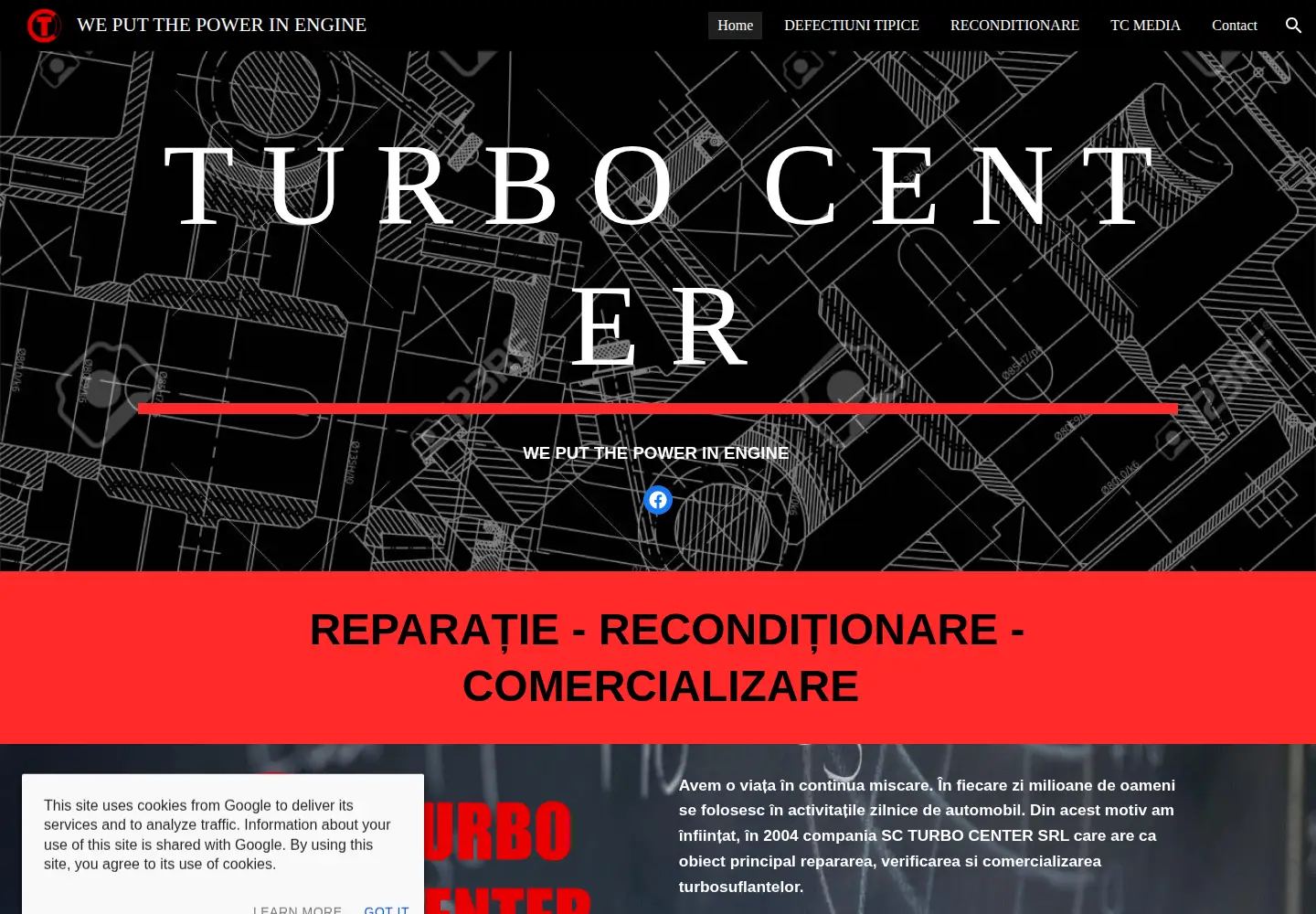 Captured homepage of turbo-center.com in the current scan