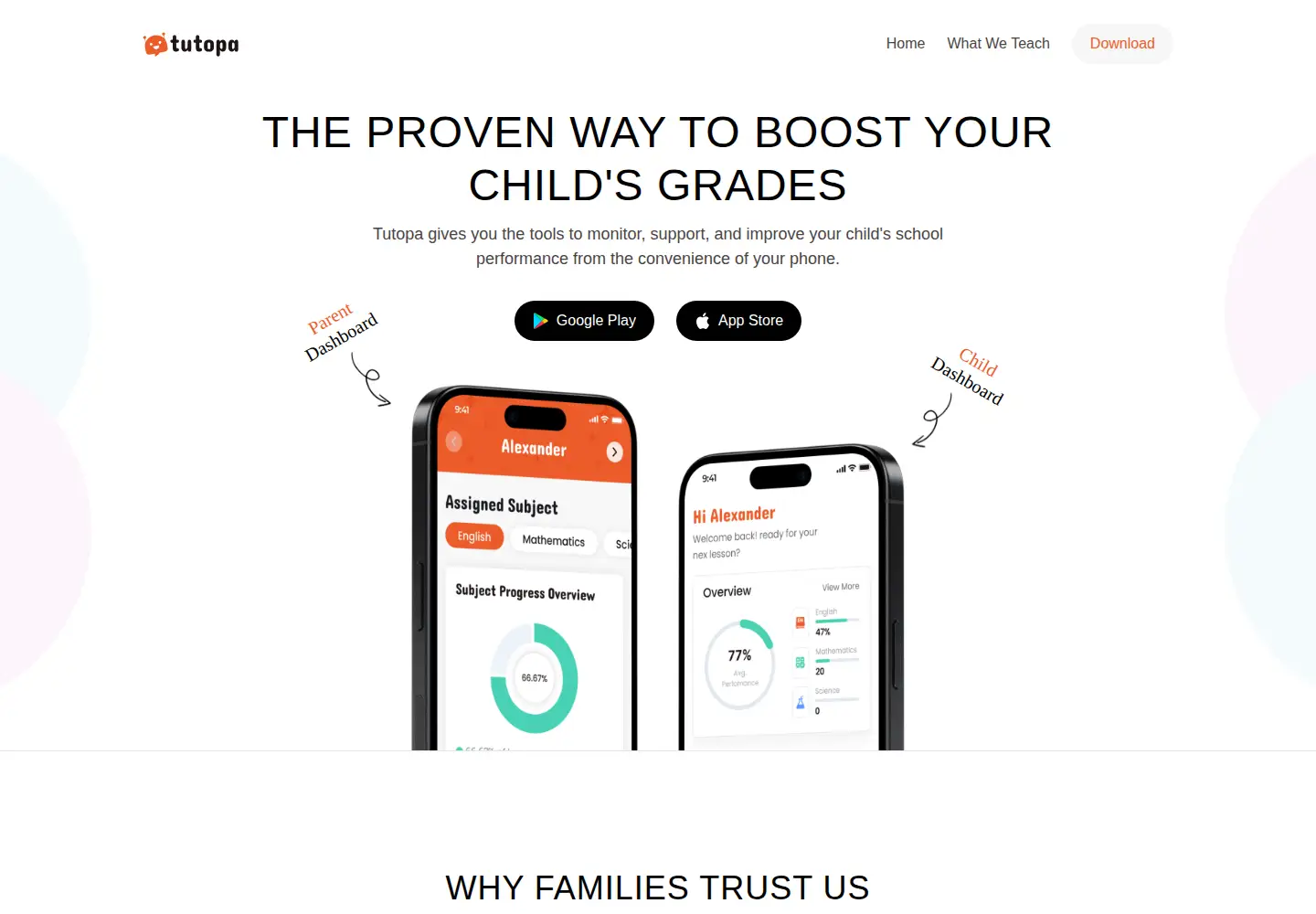 Screenshot of tutopa.com