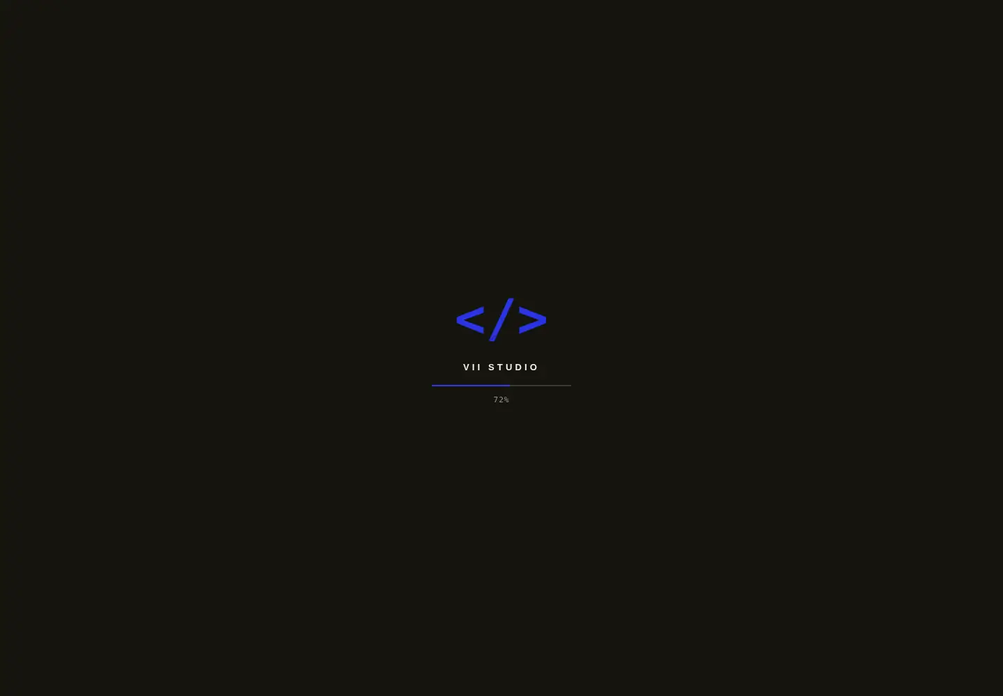 Captured homepage of vii-studio.com in the current scan