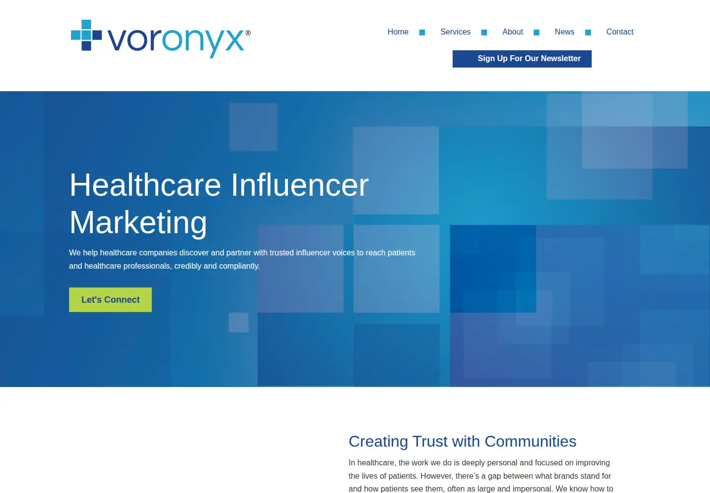 Screenshot of voronyx.com