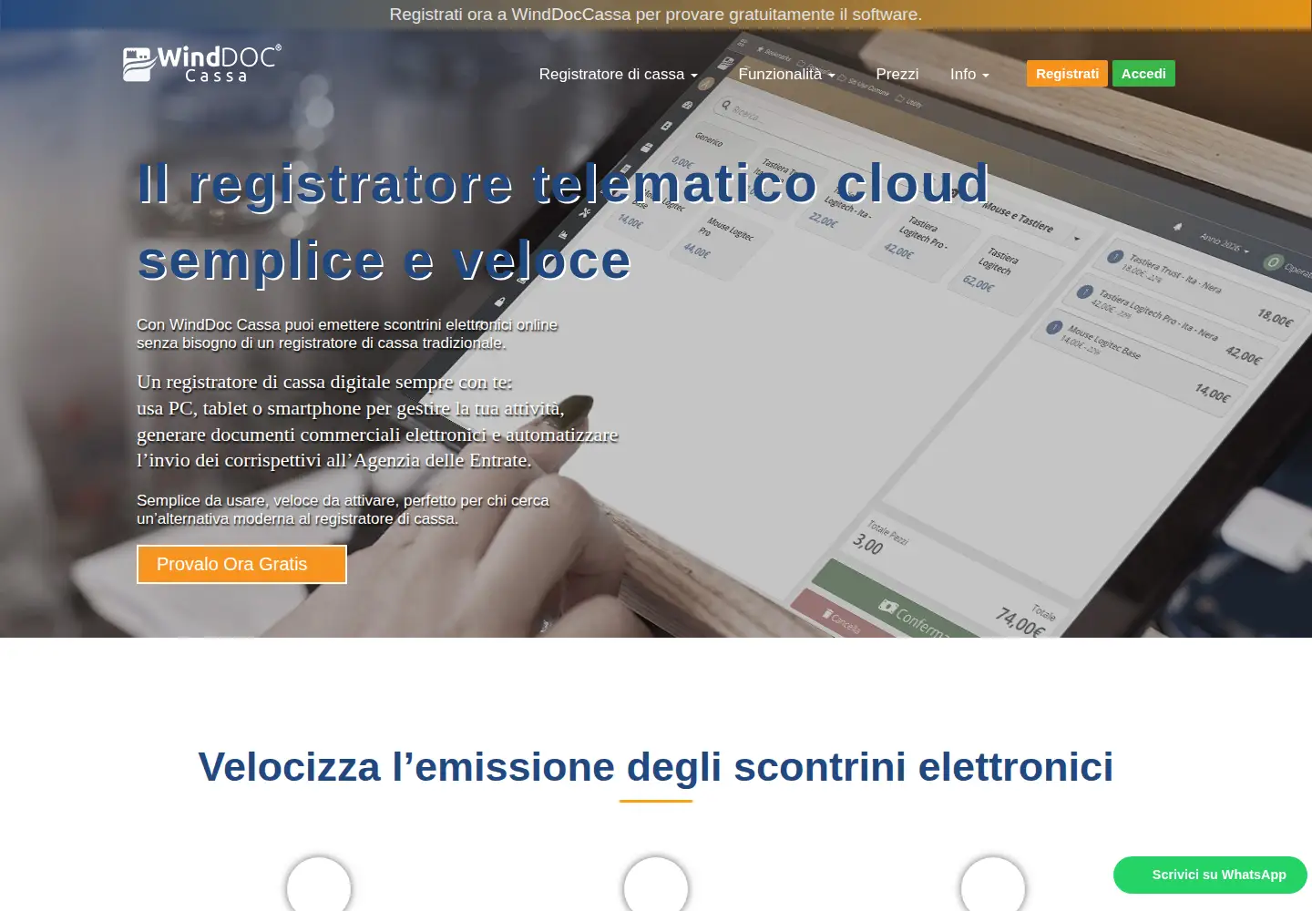 Screenshot of winddoccassa.com
