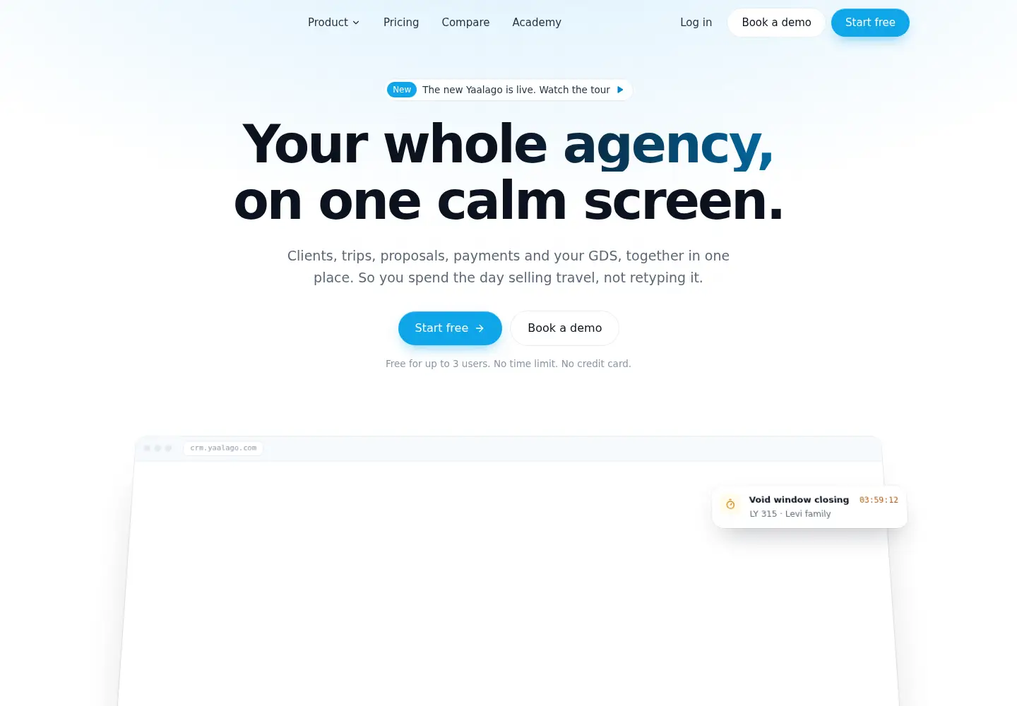 Screenshot of yaalago.com