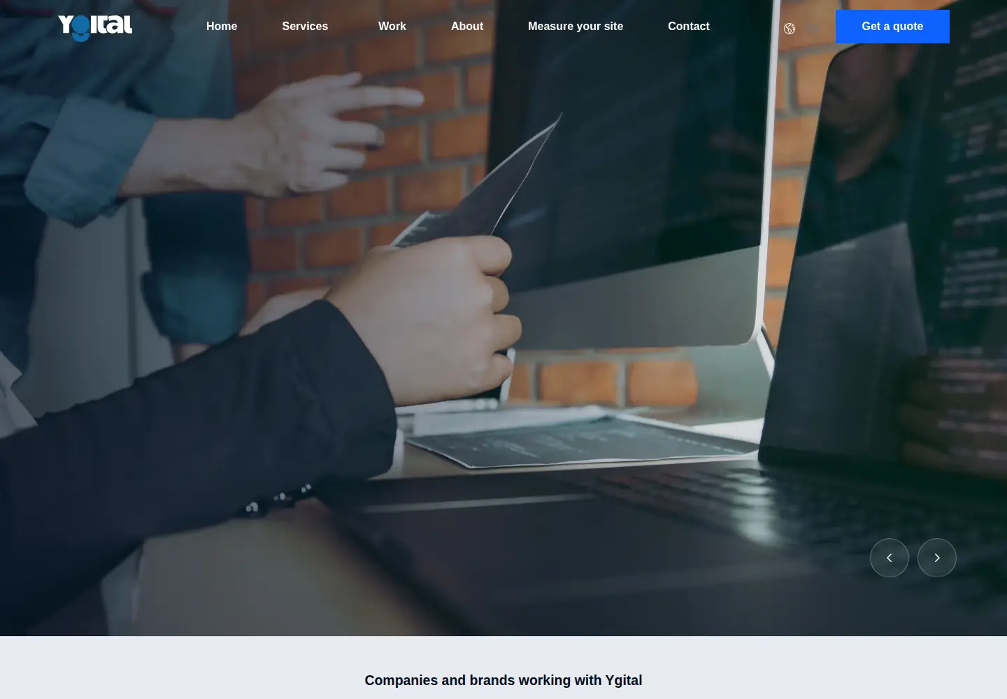 Screenshot of ygital.com
