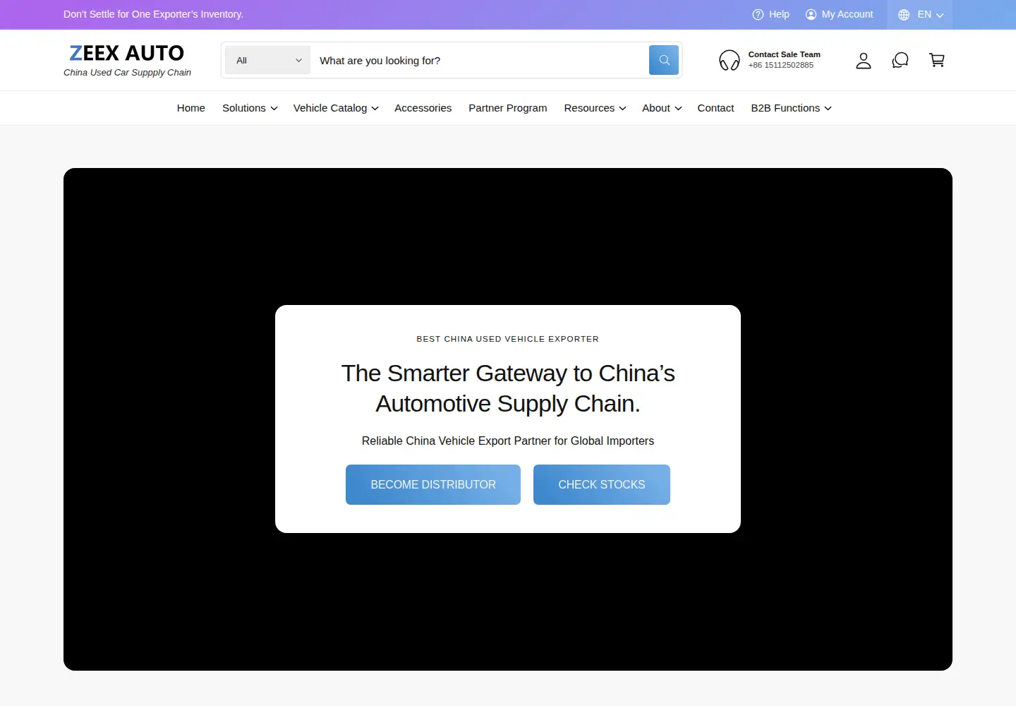 Captured homepage of zeexauto.com in the current scan