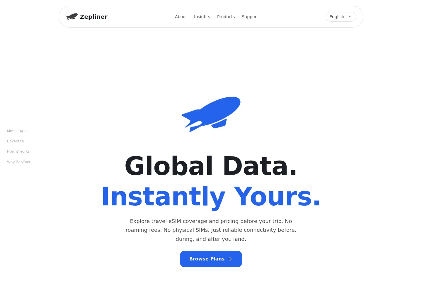 Captured homepage of zepliner.com in the current scan