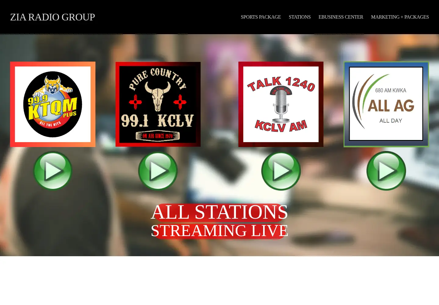 Screenshot of ziaradiogroup.com