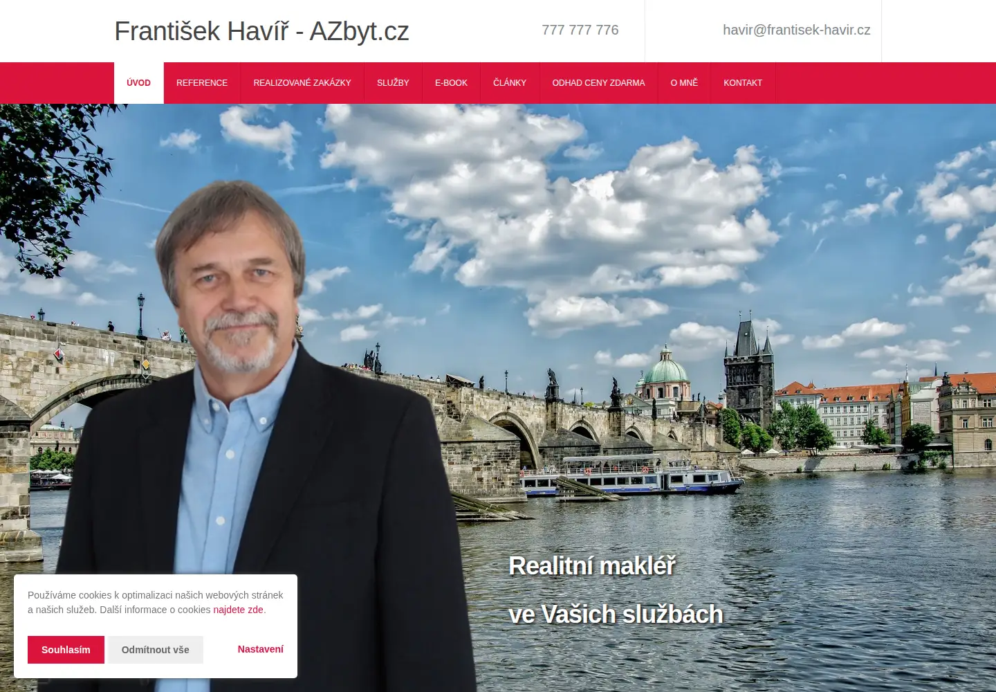 Screenshot of frantisek-havir.cz