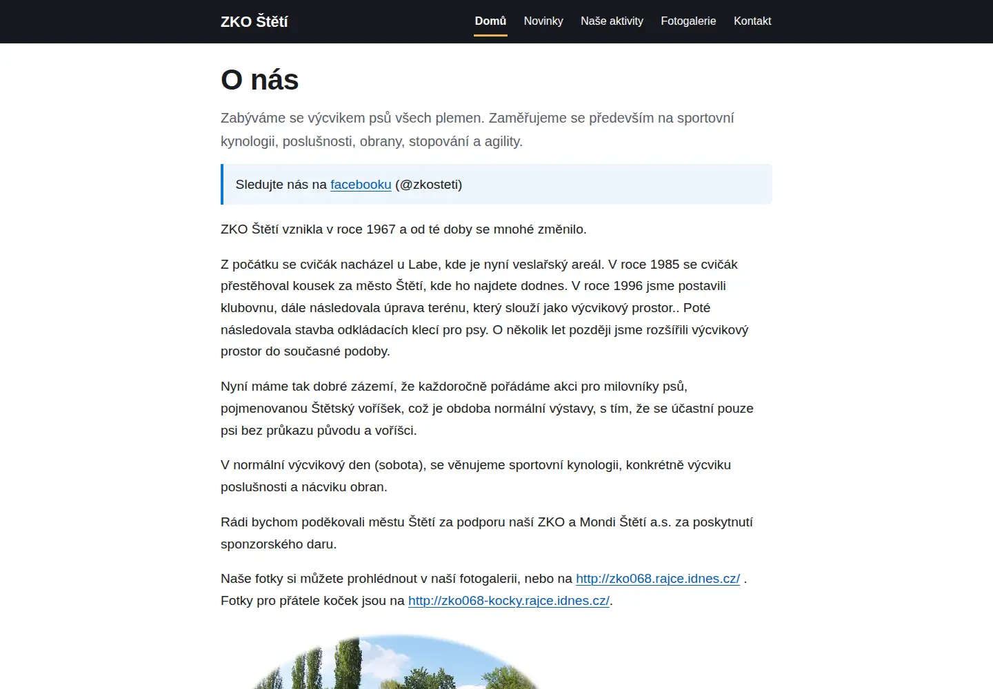 Screenshot of zkosteti.cz